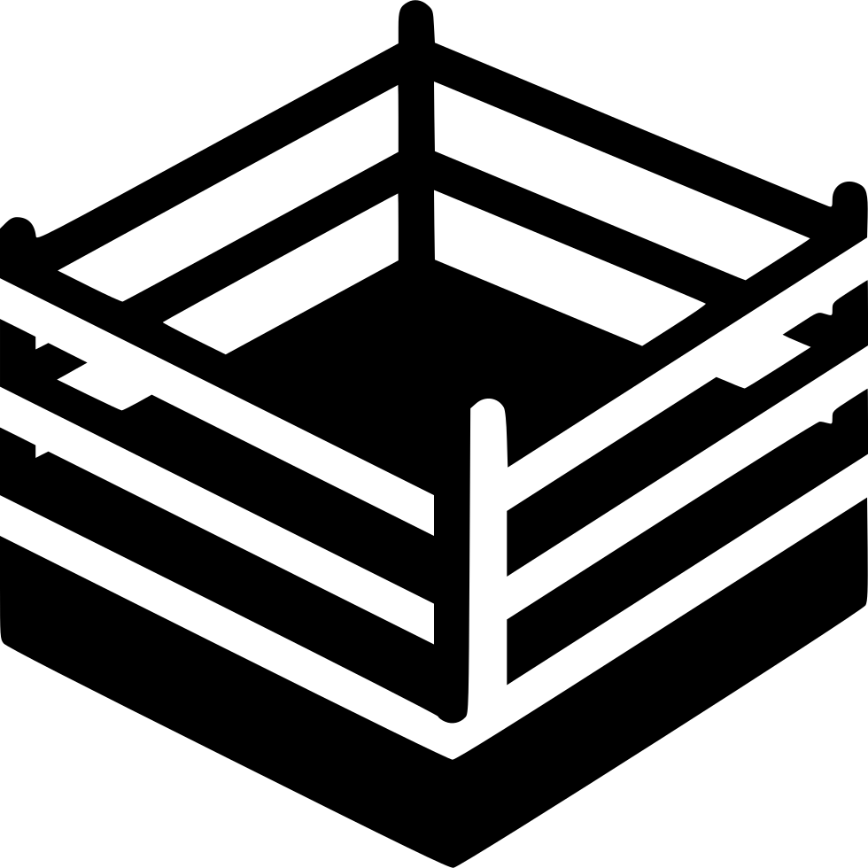 Boxing Ring - - Wrestling Ring Clip Art (980x980), Png Download