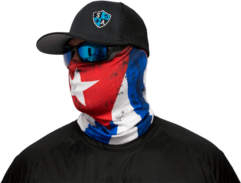 Cuba Themed Face Shield - Mask (1000x667), Png Download