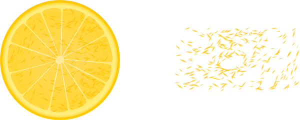 Orange Slice Clipart Png For Web (600x240), Png Download