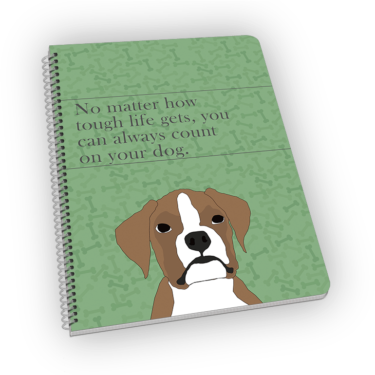Boxer Notebook - Boxer (1000x769), Png Download