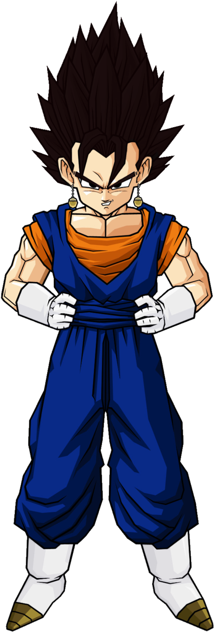 Kid Vegito (618x1291), Png Download