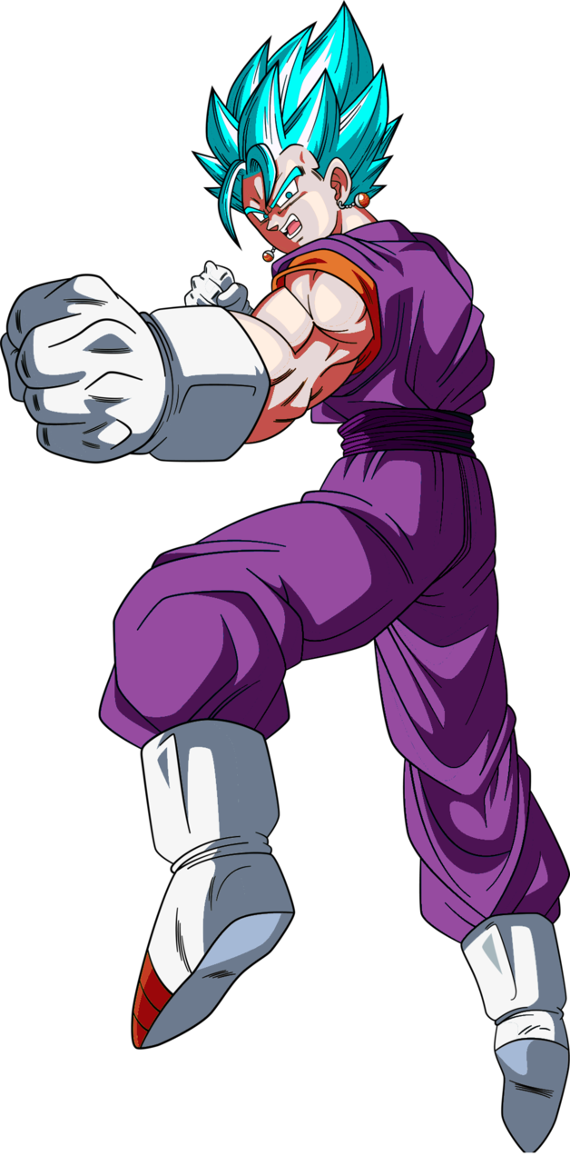 Ssb Vegito Recolor 2 Ssb Kaioken By Xxextremesamx-dao1dy3 - Vegetto Blue Kaioken (628x1272), Png Download
