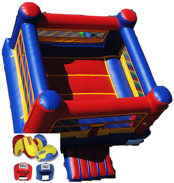 Boxing Ring With Gloves And Helmets $140 - Usa Tony's Jumpers (600x401), Png Download