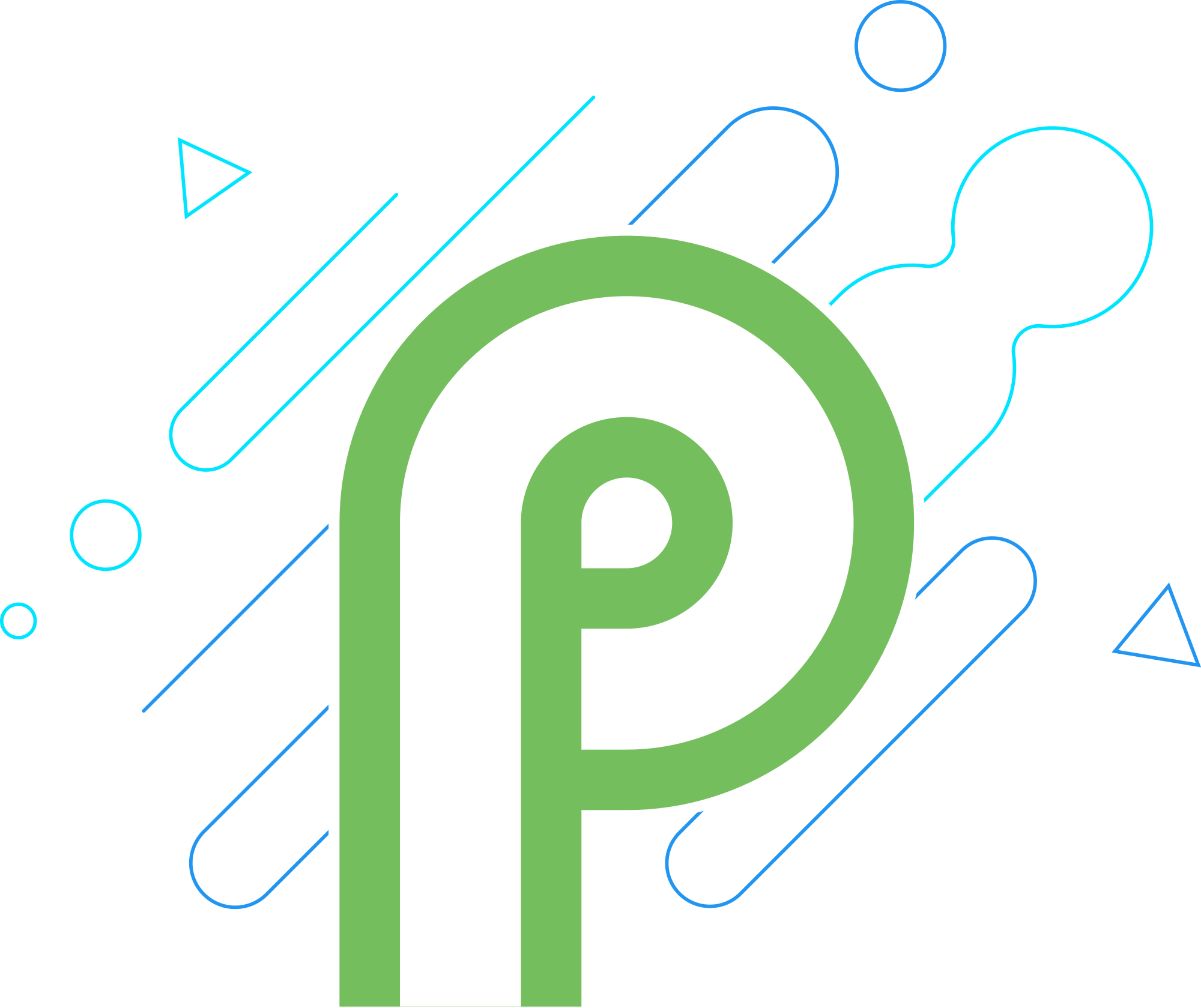 Open - Android P Official Logo (2000x1679), Png Download