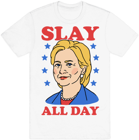 Slay All Day Mens T-shirt - T Shirt Writing Design (484x484), Png Download