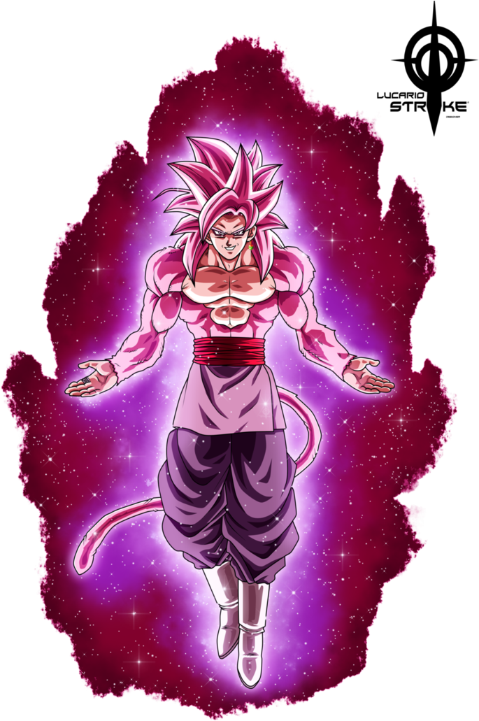 Black Goku Ssj4 By Lucario-strike - Dokkan Battle Lr Goku Black (735x1088), Png Download