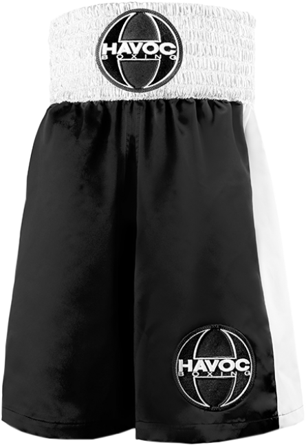 Havoc Boxing Black Uniform Trunks - Board Short (645x645), Png Download