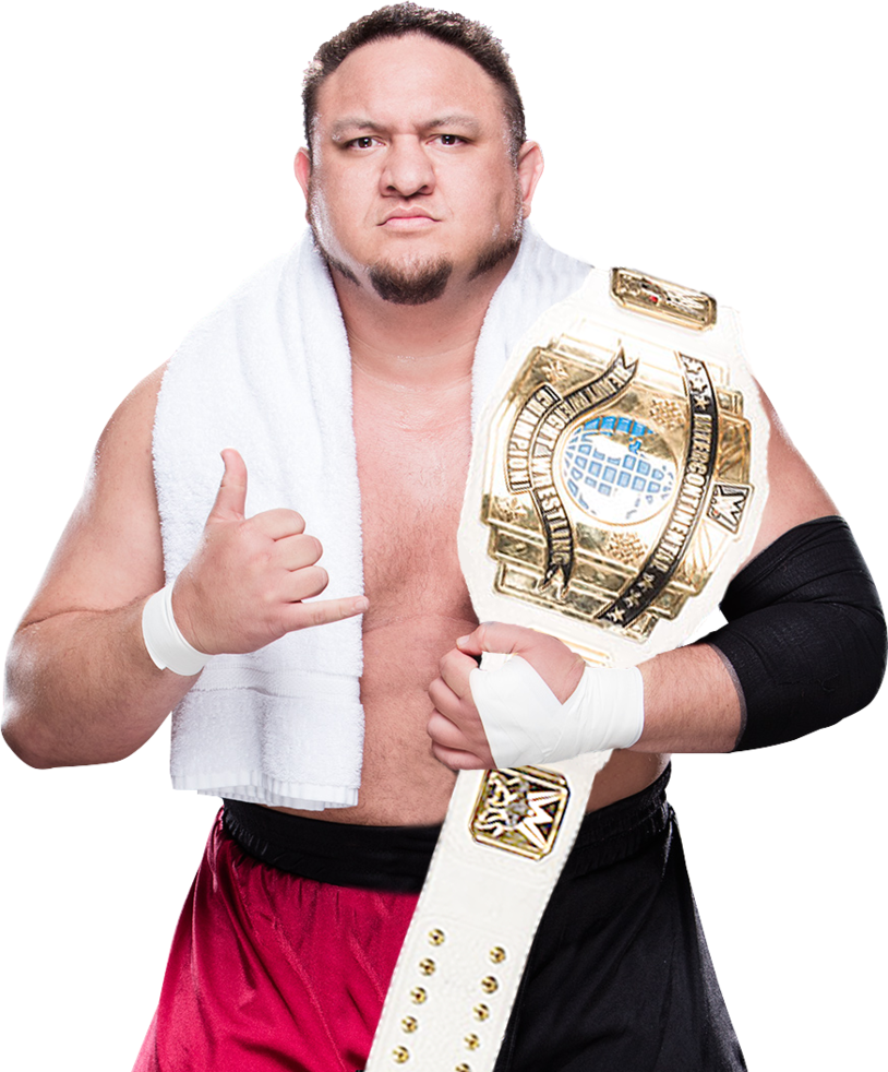 2kwf Intercontinental Champion - Samoa Joe Intercontinental Champion (814x982), Png Download
