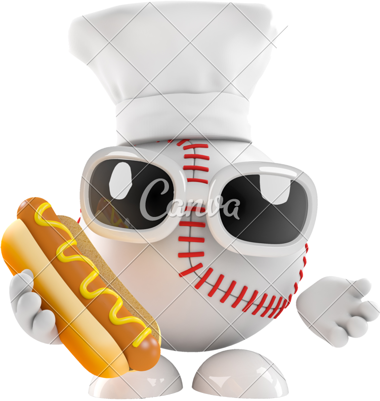 D Baseball Chef Cooks A Mean - Chef (750x800), Png Download