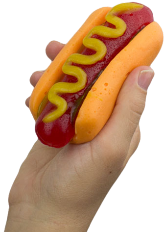 Giant Gummy Hot Dog For Fresh Candy And Great Service, - Big Giant Gummy Watermelon (500x500), Png Download