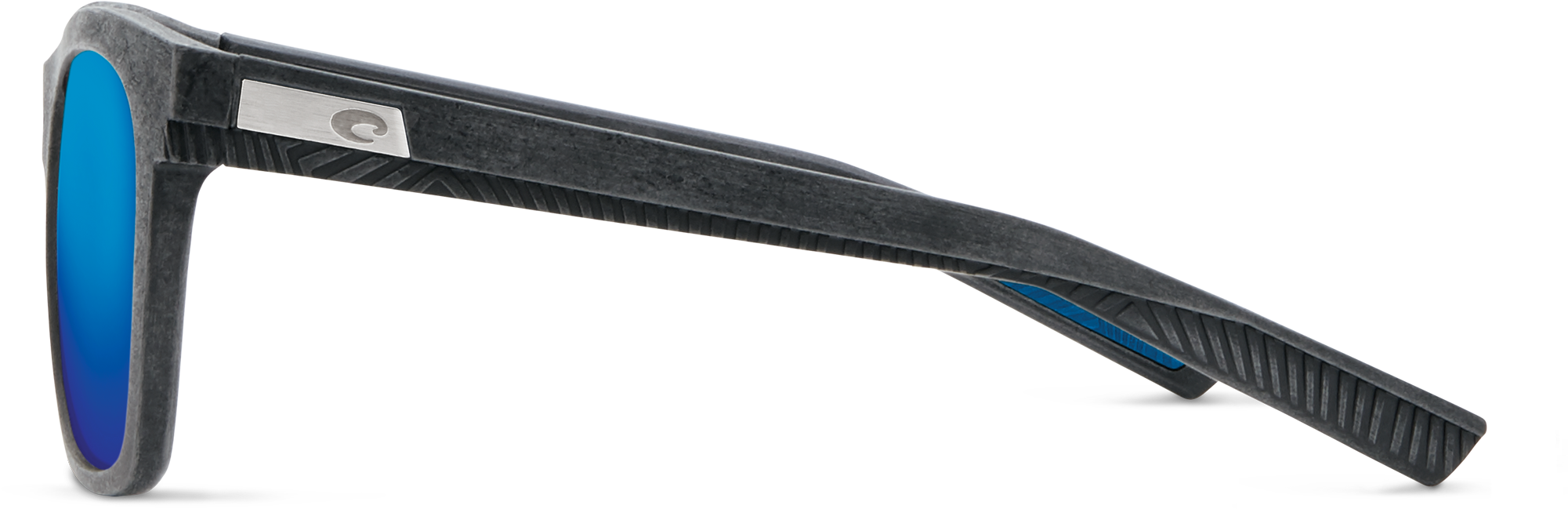 Costa Del Mar Caldera Sunglasses In Net Gray With Blue - Sunglasses (2000x1000), Png Download