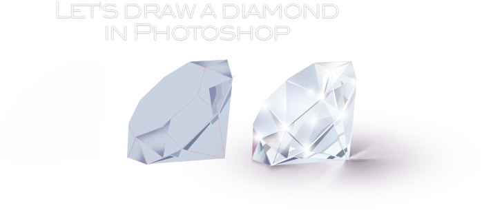 Create A Realistic Looking Diamond In Photoshop - Adobe Photoshop (880x345), Png Download
