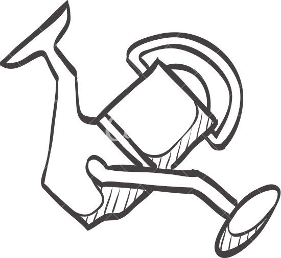 Jpg Black And White Stock Net Drawing Fishing Japan - Vector Graphics (550x506), Png Download