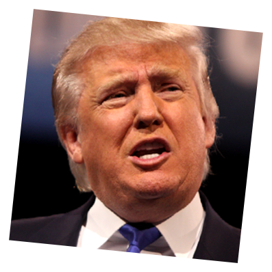 Donald Trump - Creeping Fascism: Brexit, Trump, And The Rise (397x398), Png Download