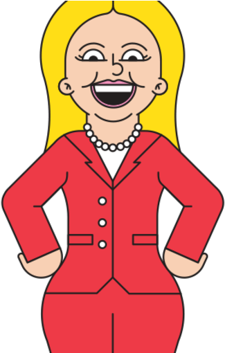 Second Image For Current Gallery Third Image For Current - Hillary Clinton Emoji Png (600x509), Png Download