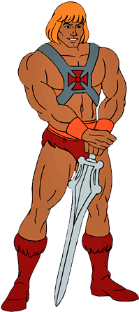He-man Em Png - He Man Png (601x450), Png Download