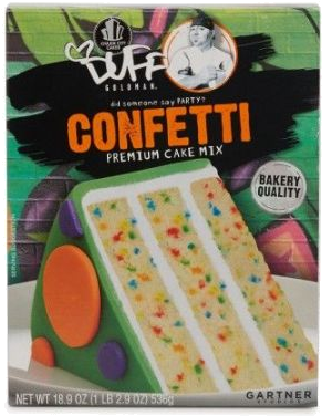 Birthday Confetti Cake Duff Mix - Duff Goldman Professional Bakery Quality Zebra Premium (405x405), Png Download