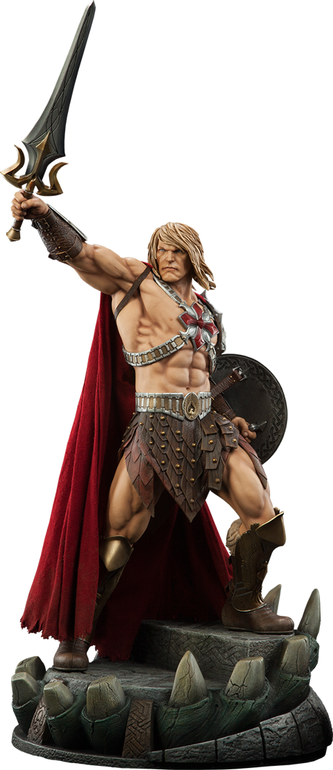 He-man Statue - Masters Of The Universe - He-man Statue (480x1109), Png Download
