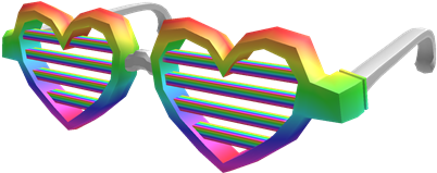 Rainbow Vision Shutter Shades - Roblox Com Shutter Shades (420x420), Png Download