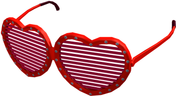 Heart Shutter Shades (420x420), Png Download