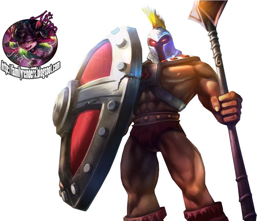 No This Is He-man - Pantheon League Of Legends (872x717), Png Download