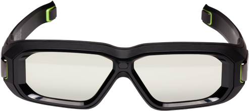 Additional Views - Nvidia 942-11431-0007-001 3d Vision 2 Wireless Glasses (551x346), Png Download