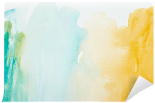 Color Strokes Watercolor Painting Art Wall Mural • - Visual Arts (400x400), Png Download