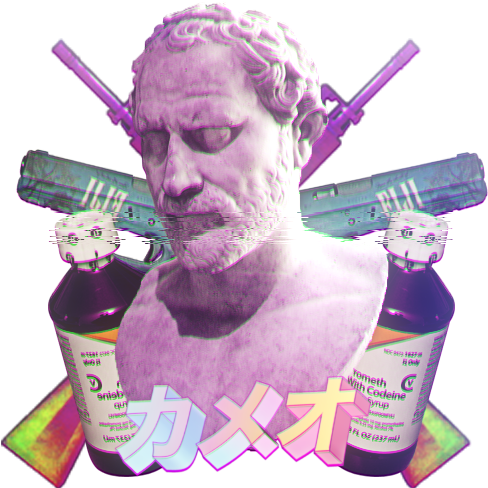 Vaporwave Spray - Vaporwave (500x500), Png Download