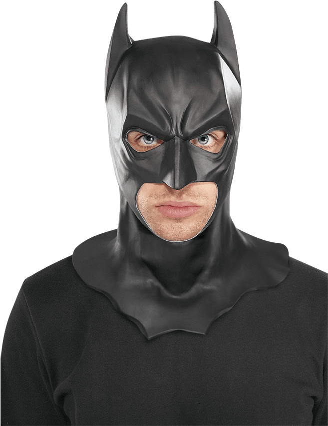 Adult Batman Full Mask - Dark Knight Cowl (850x850), Png Download