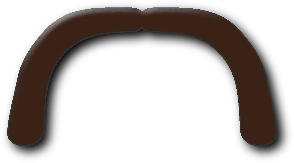 Clip - Handle Bar Mustache Clipart (1200x600), Png Download