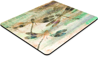 Mauritius Vintage Dragonflies Qr Rectangle Mousepad - Shark (500x500), Png Download