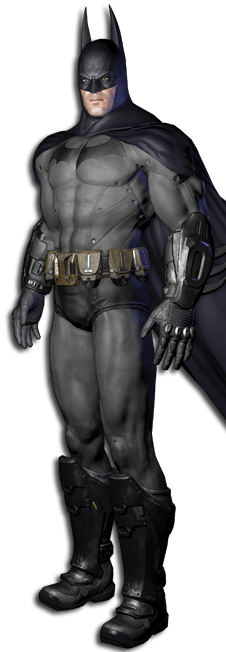Super Buff Batman Is Great My Problem Is When It Isn't - Arkham City Batman Suit (226x652), Png Download