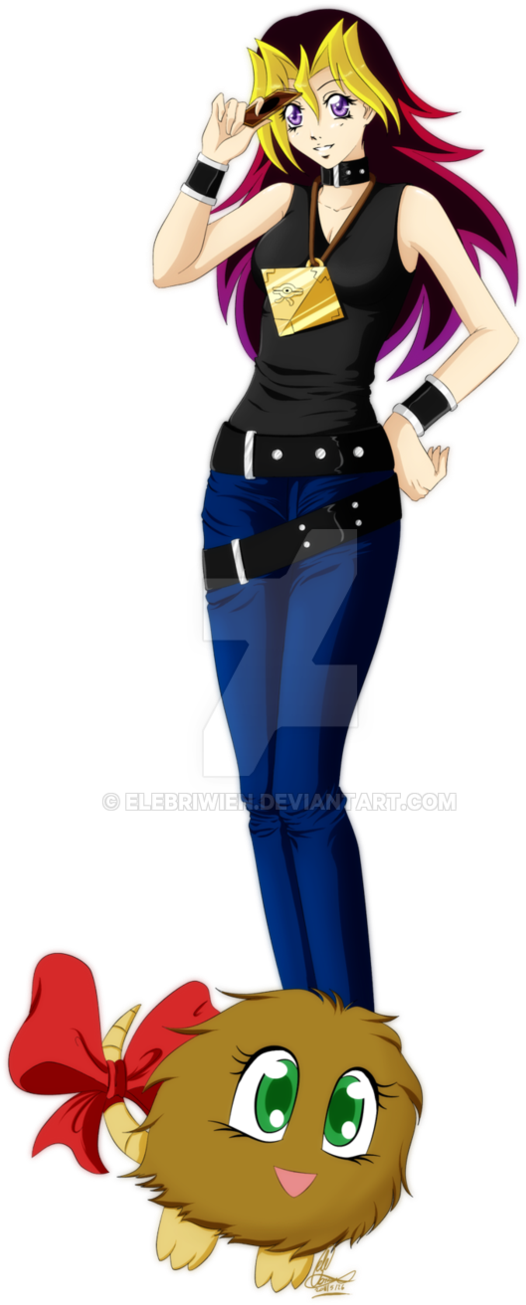 Download Yu Gi Oh Image - Yugi Muto As A Girl (597x1338), Png Download