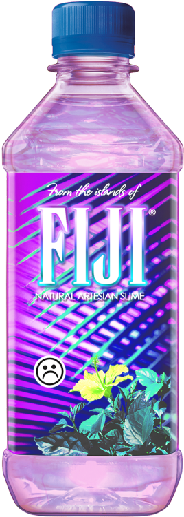 Fiji - Fiji Water Bottle Png (315x750), Png Download