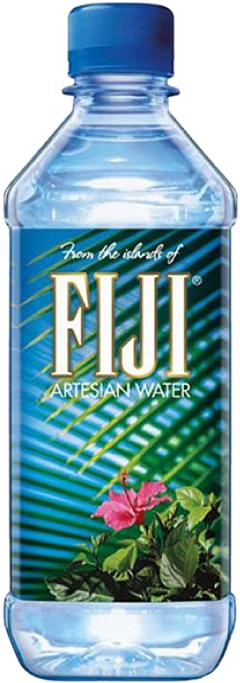 Fiji Water Fijiwater Drink Trend - Fiji Water Bottle (240x683), Png Download