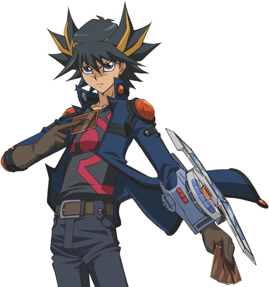 Yusei Fudo - Yugioh 5d's (561x592), Png Download