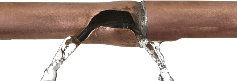 Water Hammer Damaged Pipes (900x328), Png Download