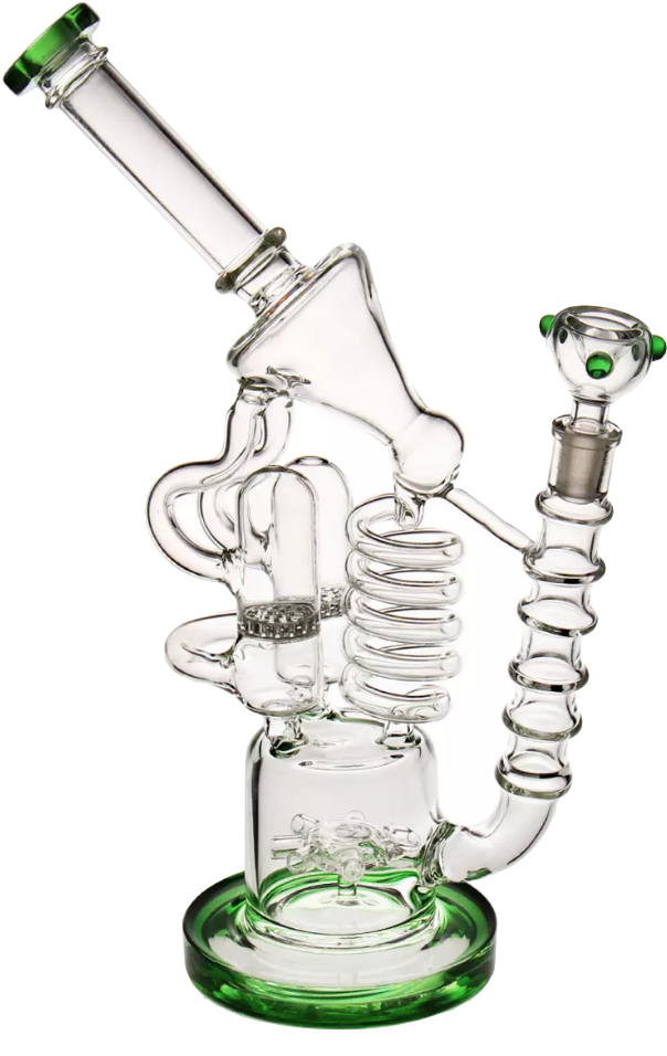 Smoke Multiple Loop Filtration Water Pipe - Bong (984x980), Png Download