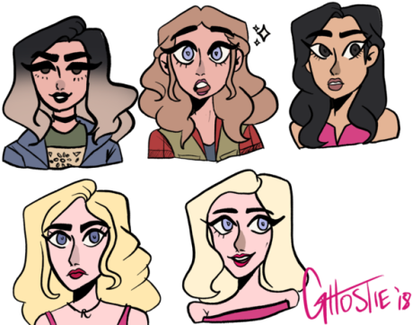 Whoa, Are Those The Titular Mean Girls™ - Mean Girls (500x375), Png Download