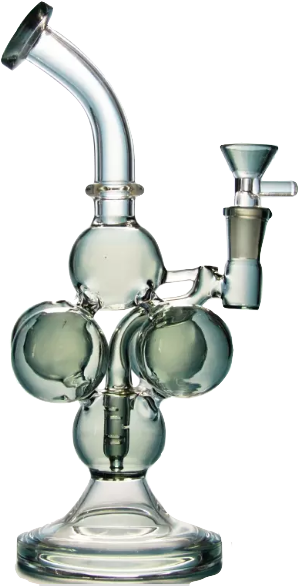 3d Molecule Structure Water Pipe - Bong (606x608), Png Download