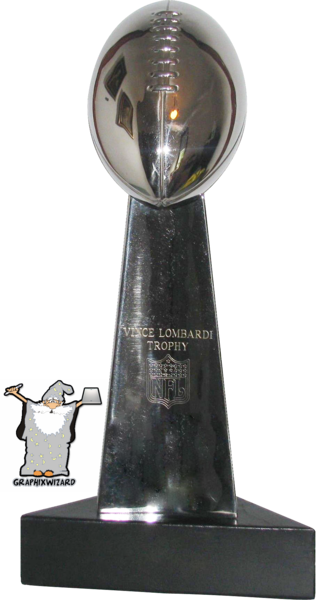 Vince Lombardi Trophy Png - Trophy (316x600), Png Download