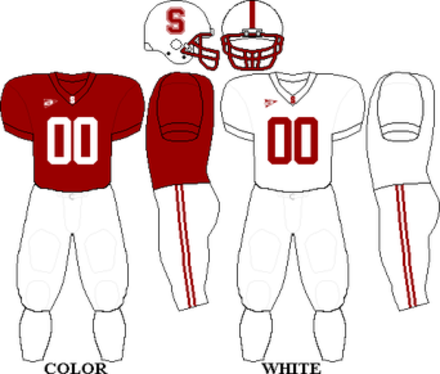 2008 Stanford Cardinal Football Team The Game Marked - Alabama Crimson Tide Football Uniform (440x374), Png Download