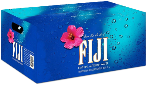 Fiji Water 24 Pack (498x301), Png Download