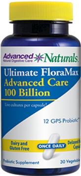 Advanced Naturals, Ult Floramax Adv Care 100 Bill 30 - Renew Life Flora Bear 60 Chewable (358x358), Png Download