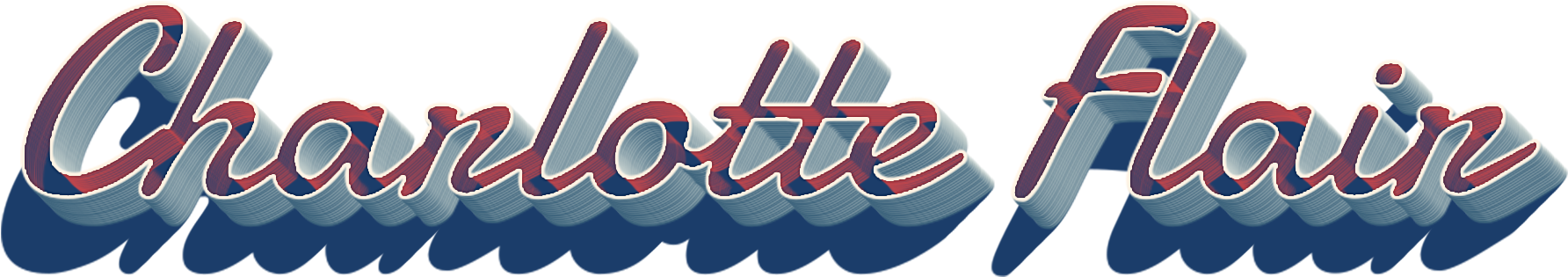 Charlotte Flair 3d Letter Png Name Charlotte Flair Logo Png Full Size Png Download Seekpng