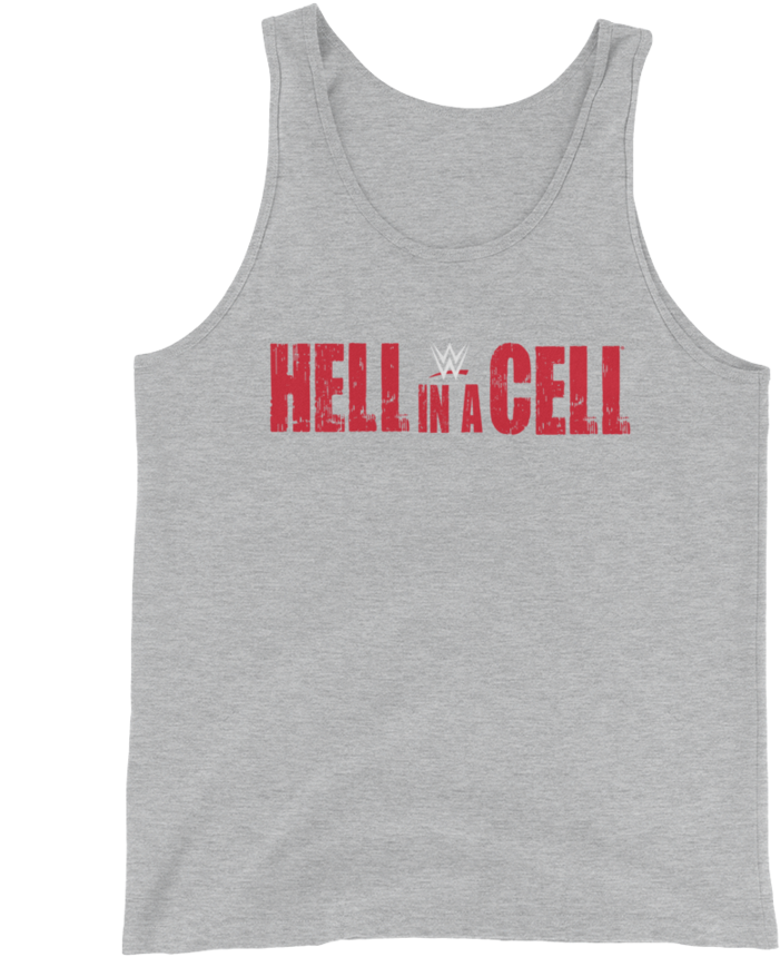 Hell In A Cell Logo Unisex Tank Top - Sleeveless Shirt (900x900), Png Download