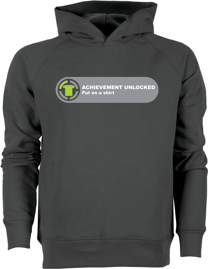 Achievement Unlocked Sweatshirt Stanley Hoodie Dark - Pied Piper Hoodie (1044x1044), Png Download