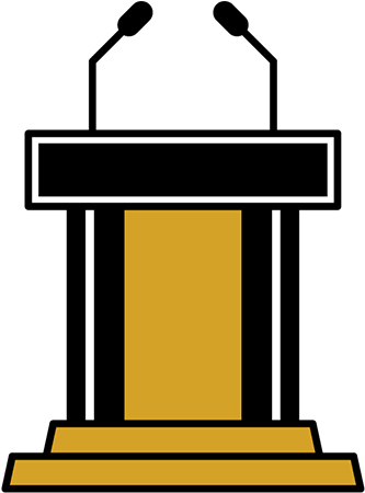 Clipart Brand Media Resources Marketing And Communication - President Podium Clipart (500x500), Png Download