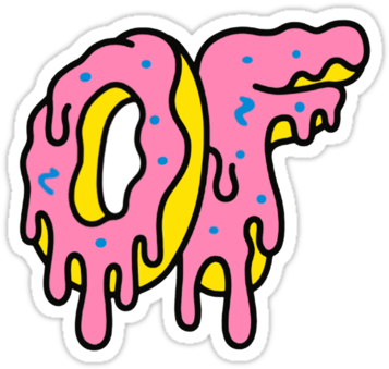 Odd Future Png - Odd Future Logo Dripping (375x360), Png Download
