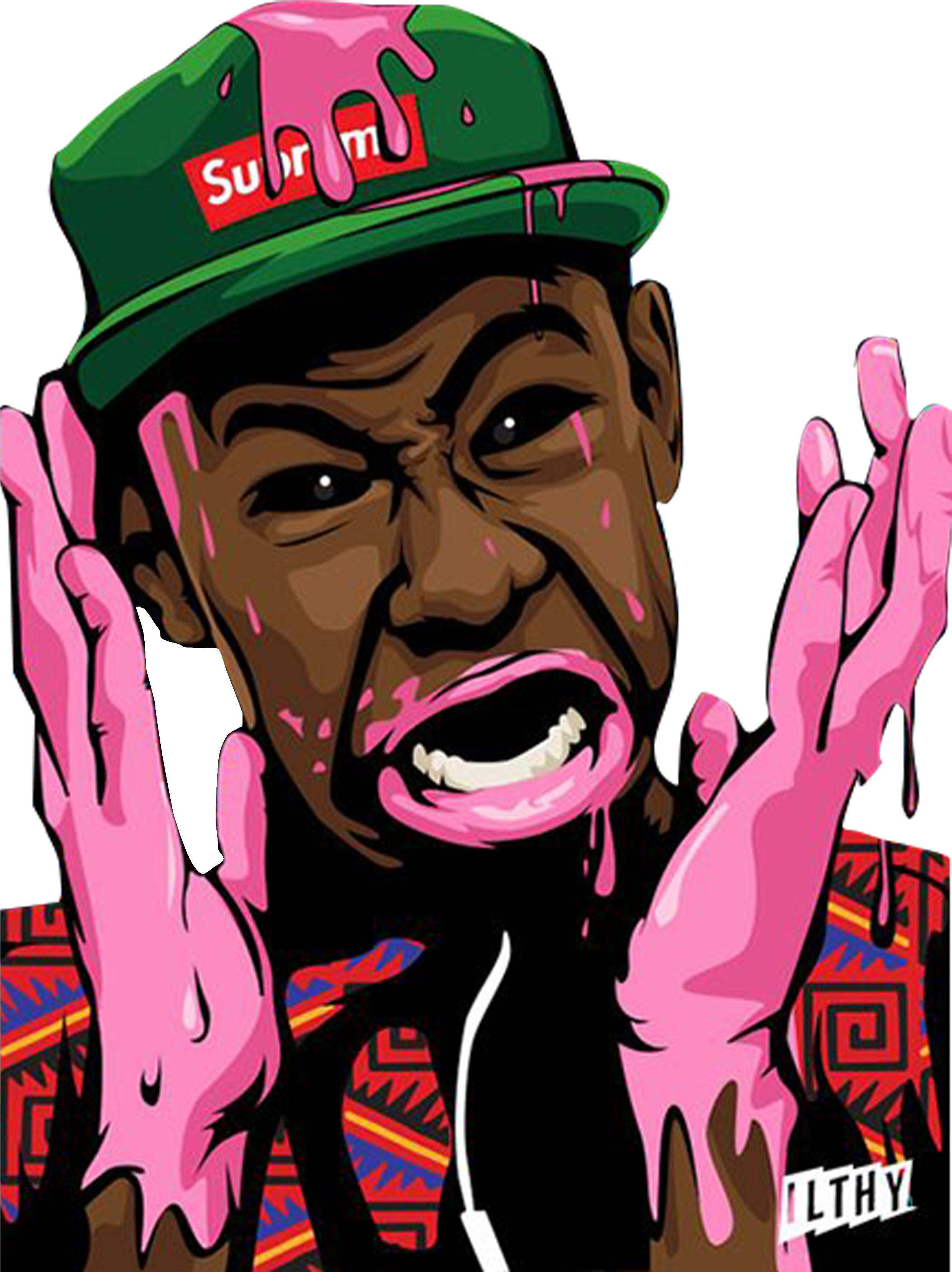 The Odd Future Goblin Svg Black And White Stock - Odd Future Tyler The Creator (2480x3508), Png Download